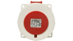 Gniazdo tablicowe skośne 32A 5p 400V 6h IP67 1288