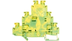 Złączka szynowa ochronna 3-piętrowa 2,5mm2 zielono-żółta UT 2,5-3PE 3214275 /50szt./