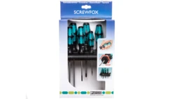 Zestaw wkrętaków, szczelinowych/krzyżowych-Phillips Recess, 6-częściowy z uchwytem SF-SL/PH SET 1212541