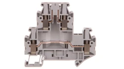 Złączka szynowa rozłączalna 4-przewodowa 4mm2 szara UTTB 4-TG 3044720