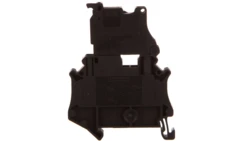 Złączka szynowa z bezpiecznikiem 5x20 6,3A 2-przewodowa 4mm2 czarna UT 4-HESILED 60 3046126 /50szt./