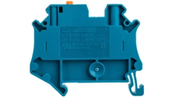 Złączka przelotowa 2-przewodowa z odłącznikiem nożowym 4mm2 niebieska UT 4-MT-P/P BU 3046265 /50szt./