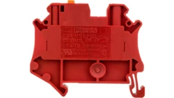 Złączka przelotowa 2-przewodowa z odłącznikiem nożowym 4mm2 czerwona UT 4-MT-P/P RD 3057254 /50szt./