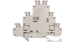 Złączka szynowa 3-piętrowa 6-przewodowa 2,5mm2 szara UT 2,5-3PV 3214262 /50szt./