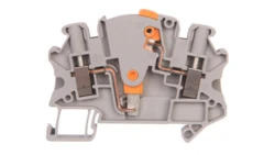 Złączka szynowa rozłączalna do przekładników pomiarowych 2-przewodowa 4mm2 szara UTME 4-P/P 3047453