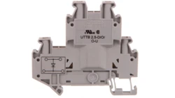 Złączka szynowa elementów kontrolnych 2-piętrowa 4-przewodowa 2,5mm2 szara UTTB 2,5-DIO/O-U 3046650 /50szt./