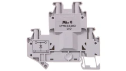 Złączka szynowa elementów kontrolnych 2-piętrowa 4-przewodowa 2,5mm2 szara UTTB 2,5-DIO/U-O 3046663 /50szt./