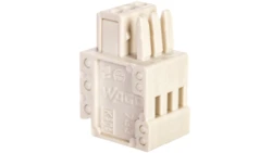 Gniazdo MCS-MICRO 3-biegunowe jasnoszare raster 2,5mm 733-103 /200szt./