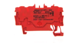 Złączka szynowa 3-przewodowa 1,0mm2 czerwony TOPJOBS 2000-1303 /100szt./