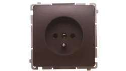 Simon Basic Gniazdo pojedyncze z/u 16A, 250V czekoladowy BMGZ1.01/47
