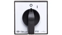 Łącznik krzywkowy 0-1 1P 12A IP65 Łuk E12-52 z płytką 921252