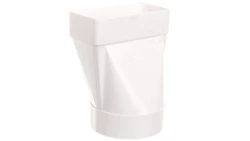 Łącznik przekrojów zmiennych 120x60mm biały 470