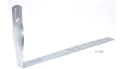 Uchwyt pod dachówkę L-330mm H-150mm nierdzewny skręcony z zaczepami 11.2/Z NI /91102405/
