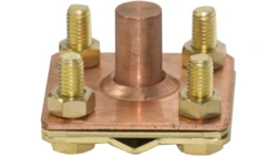 Zacisk do pręta uziomowego fi 14,2mm terragrom mosiężny 42.2.2 T MS /94242210/