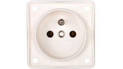 Integro Flow Gniazdo pojedyncze z/u śnieżnobiałe mat 961852502