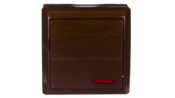 BIS Łącznik schodowy z podświetleniem brązowy ŁN-3BS/24