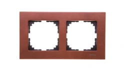 Merten M-Elegance Ramka podwójna drewno wiśniowy MTN4052-3472