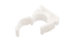 Uchwyt zamykany bezhalogenowy do rur gładkich UZHF 20 biały 68331 /100szt./