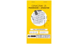 Znaki samoprzylepne ZS D12/UZK E04ZP-02030402000