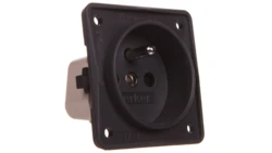 Berker Integro Gniazdo pojedyncze z/u z podwyższona ochroną styków 16A IP20 antracytowe 961952505