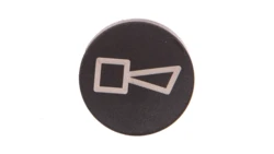 Wkładka przycisku wystająca czarna /Symbol BUCZEK/ 22mm M22-XDH-S-X17 218228