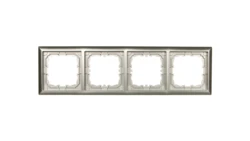 KOS66 Ramka poczwórna aluminium 664084