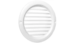 Kratka okrągła z siatką 100mm biała WPFMV100BVWH