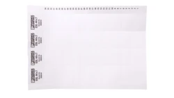 Taśma wtykana nieopisana biała 44x7mm ESL 44X7 0808244 /10szt./