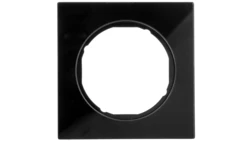 Berker R.3 Ramka pojedyncza szkło czarna 10112216