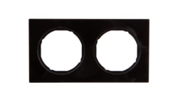 Berker R.3 Ramka podwójna szkło, czarna 10122216