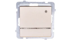 SONATA Łącznik krzyżowy z podświetleniem szampański złoty ŁP-4RS/m/39