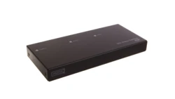 Rozdzielacz/Splitter DVI z audio (miniJack), 1920x1200p, 1/2-portowy DS-41211