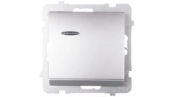 AS Łącznik hotelowy z podświetleniem srebro ŁP-15GS/m/18