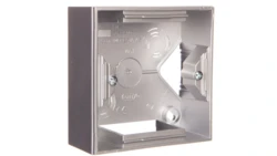 AS Puszka natynkowa pojedyncza srebro PNP-1G/18