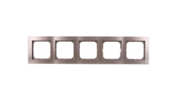 AS Ramka pięciokrotna satyna light R-5G/45