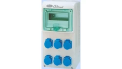 Rozdzielnica RSS-02 okienko 8 modułów okablowana 6x16A 2P+Z 250V IP44 942024