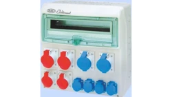 Rozdzielnica RSS-05 okienko 18 mod okabl 2x63A 3P+N+Z 400V 2x32A 2P+Z 250V, 6h 2x16A 3P+N+Z 400V, 4x16A 2P+Z 250V IP44 942052