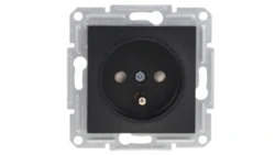 Gniazdo 2P+PE z przesł. bez ramki, antra EPH2800271