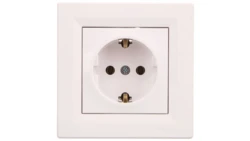 Asfora Gniazdo pojedyncze z/u SCHUKO białe EPH2900121