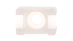 Uchwyt siodełkowy do opasek kablowych biały 4,8mm 9,5x15mm F=3,5mm BMSB5498E /100szt./