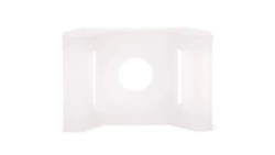 Uchwyt siodełkowy do opasek kablowych biały 9mm 14,6x22,5mm F=11mm BMSB5496E /100szt./