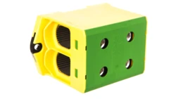 Złączka szynowa 2-torowa 35-240mm2 żółto-zielona EURO multiOTL 240 2xAl/Cu 607240 E