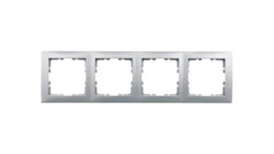 Berker B.Kwadrat Ramka poczwórna aluminium 5310148994