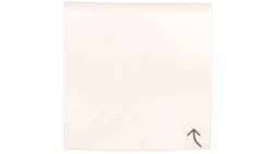 B.Kwadrat Płytka czołowa do gniazda z uziemieniem z pokrywą kremowy połysk 3965898992