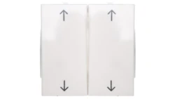 B.Kwadrat Klawisz podwójny symbol /strzałka/ biały połysk 5316448999