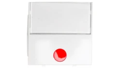 B.Kwadrat Klawisz z 5 soczewkami i polem opisowym biały połysk 5316968999