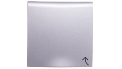 B.Kwadrat/B.7 Płytka czołowa gniazda z/u z pokrywą z przesłonami styków aluminium 3965838994