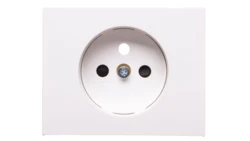 K.1 Płytka czołowa gniazda z/u z przesłonami śnieżnobiały 3965757009