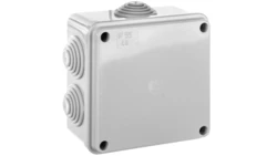 Puszka natynkowa z pokrywą i śrubami seria 400 IP55 100x100x50 EC400C4