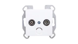 Lumina Gniazdo antenowe RTV standard białe WL3010